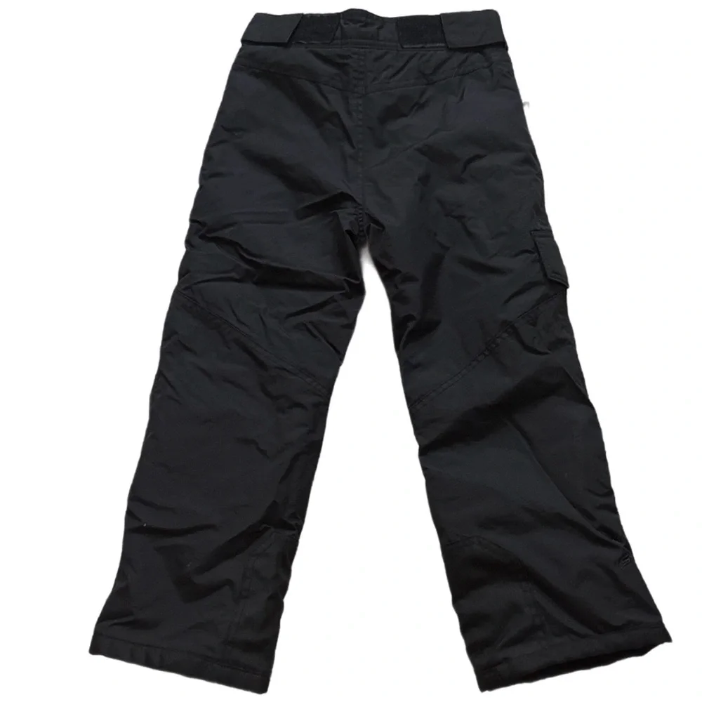 Slalom Black Insulated Water Resistant Kids Unisex Snow Pants Size S 6/7